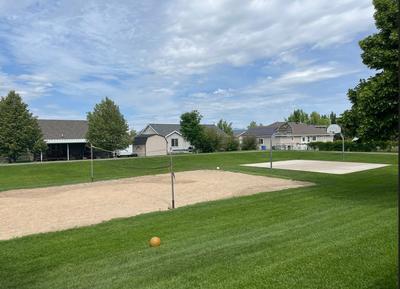 Volleyball Pit and Basketball Court