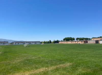 View of fields available for soccer team use