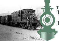 The Utah-Idaho Central Railroad logo