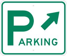 Picture of parking sign. 