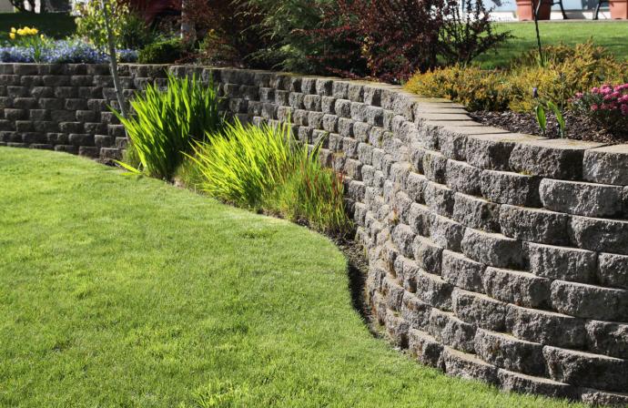 Pic of a retaining Wall